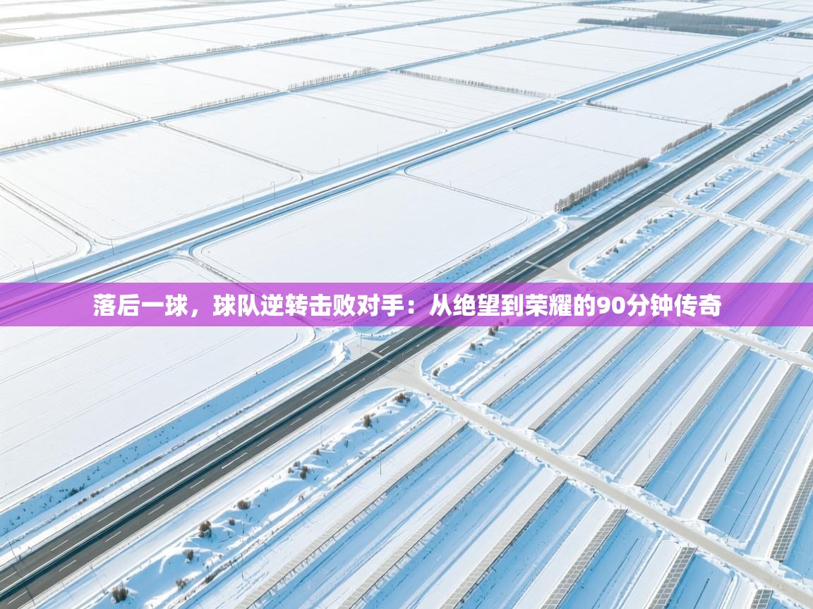 落后一球，球队逆转击败对手：从绝望到荣耀的90分钟传奇  第1张
